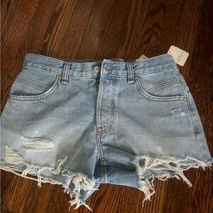 Free people jean shorts